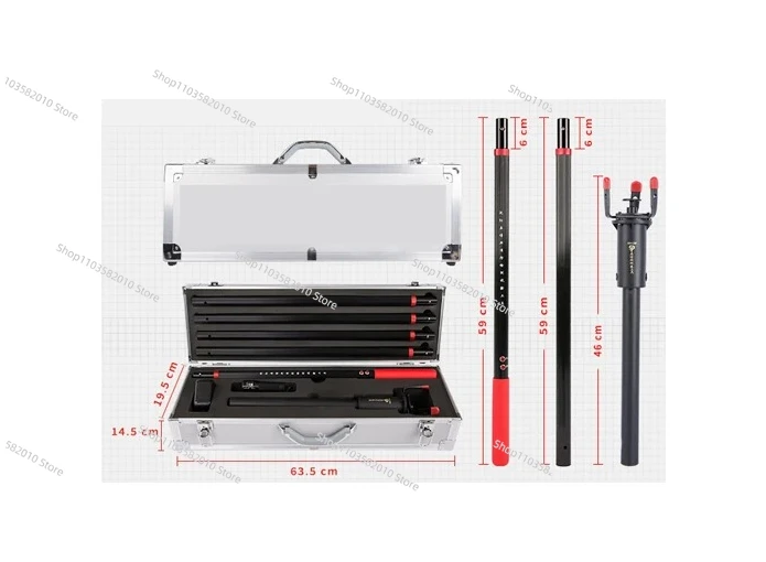 ABS-CZ07 Electric Grip Detector Removal Tools Fire Equipment and Accessories, 7cm-13cm Diameter Range 6mtr Coverage