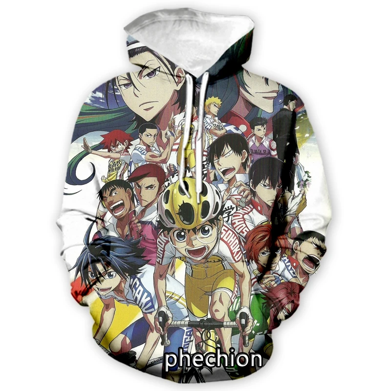 phechion New Fashion Men/Women Yowamushi Pedal Limit Break 3D Print Long Sleeve Hoodies Casual Men Loose Sporting Pullover A49