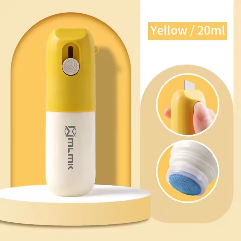 2 In 1 Thermal Paper Correction Fluid with Unboxing Knife Durable Thermal Paper Data Identity Protection Fluid Eraser Box Opener