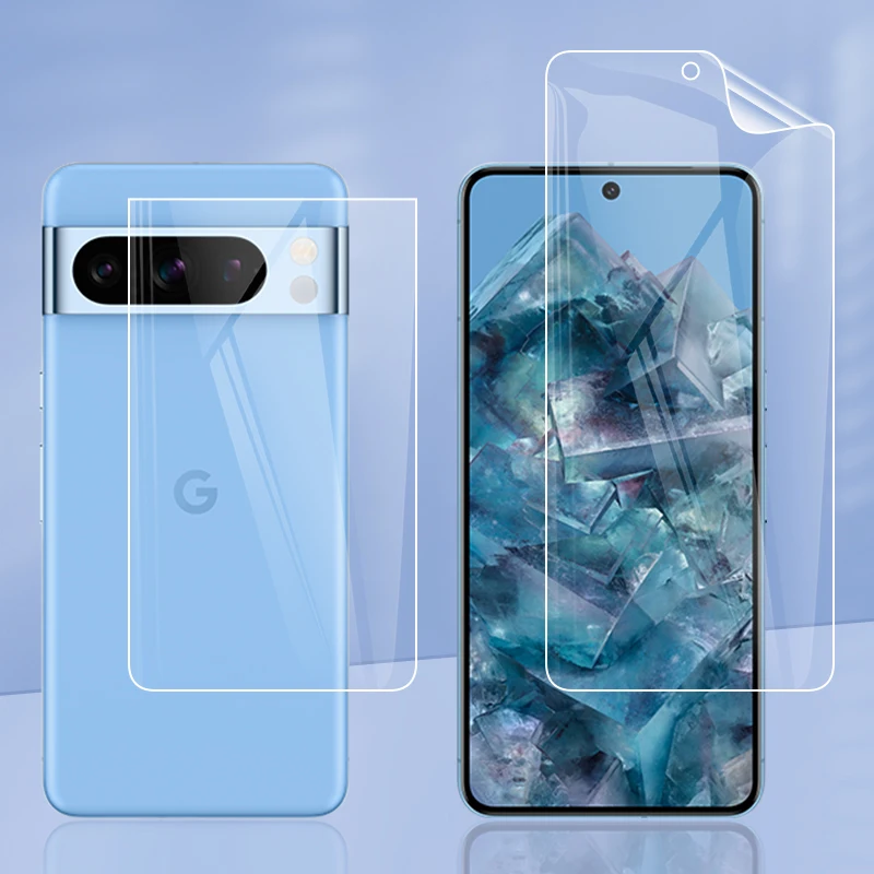 

For Google Pixel 9 8a 8 Pixel8 Pixel9 Pro 8Pro Clear TPU/ Matte Anti-Fingerprints Hydrogel Full Cover Soft Screen Protector Film