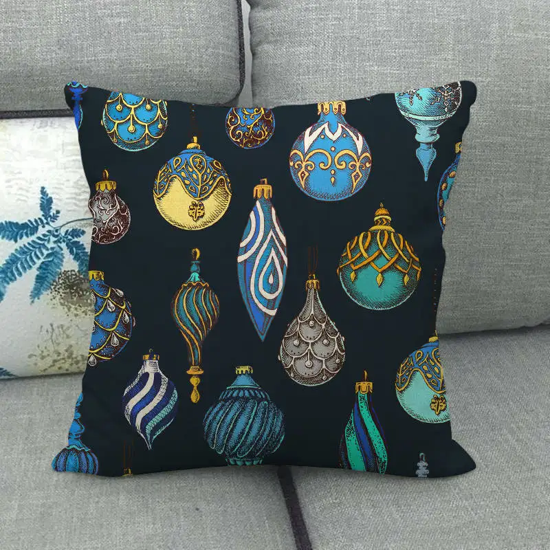 Creative Minimalist Retro Collection Digital printing short plush pillow covers for car sofa office cushion cover home goods
