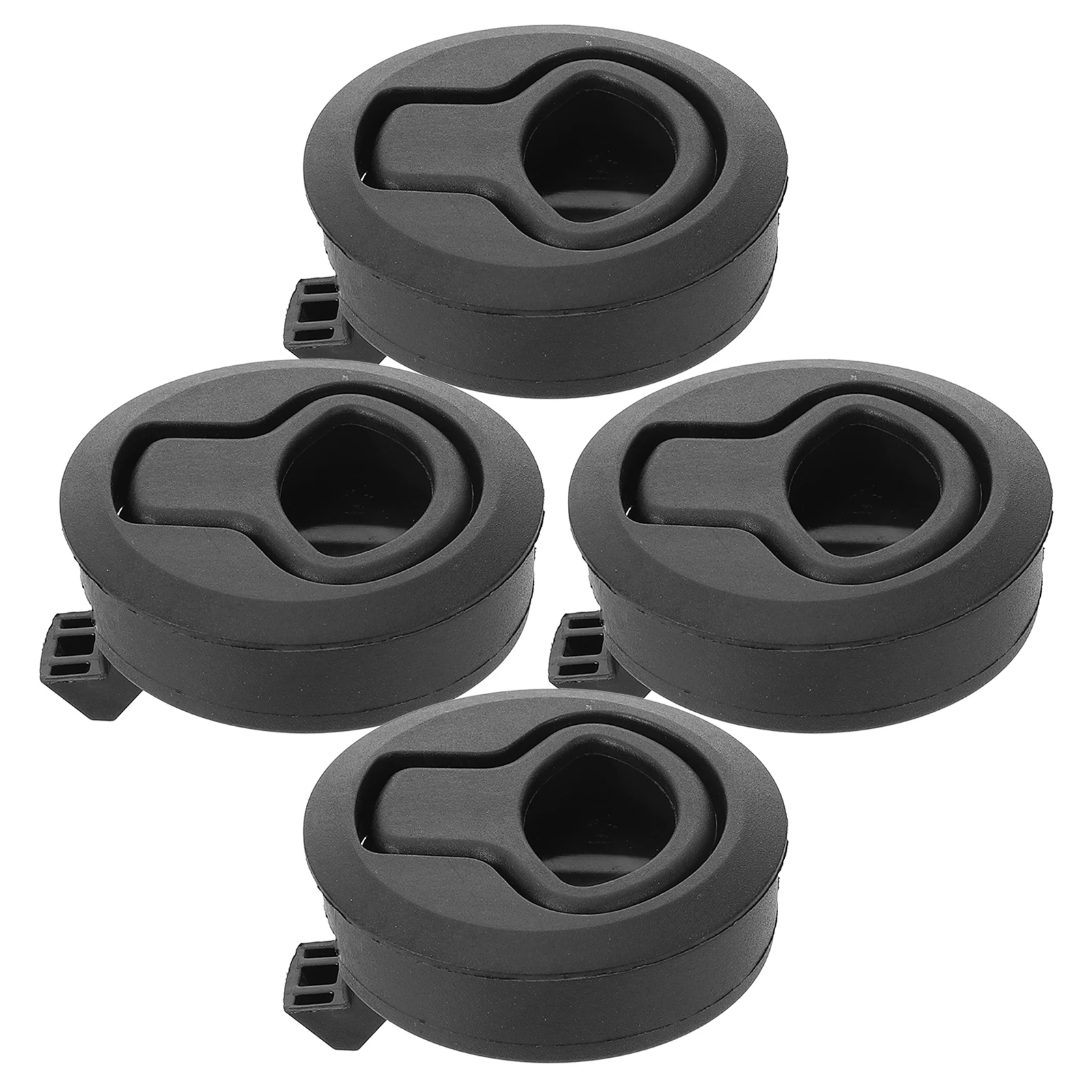 

4pcs Round Pull Locks ABS for Boat Hatch Marine Cabinet RV Storage Embedded Suitable Boat Latches Hardware