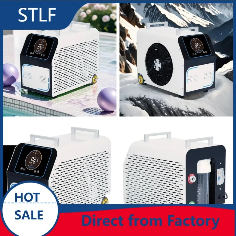 STLF Cold Plunge Ice Bath Chiller Equipment with Water Cooled Chilling System for Sports Recovery Athletes Ozone Filter