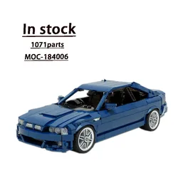 MOC-184006 New Classic Supercar E46 Building Block Model 1071 Building Block Parts MOC Creative Kids Building Block Toy Gift