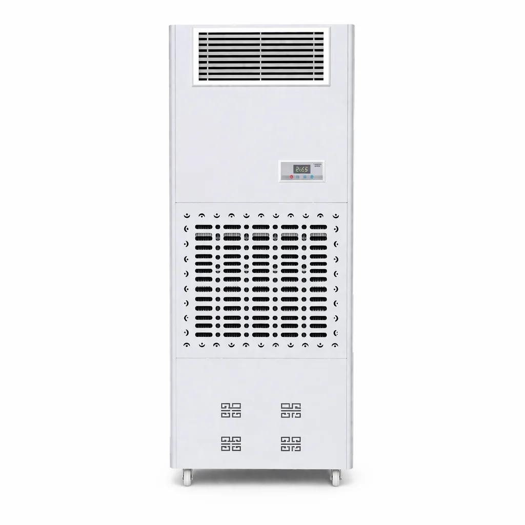 12 Kg/h Industrial Air Humidifier with Wet Film Technology Digital Display & Metal Construction for Large Spaces