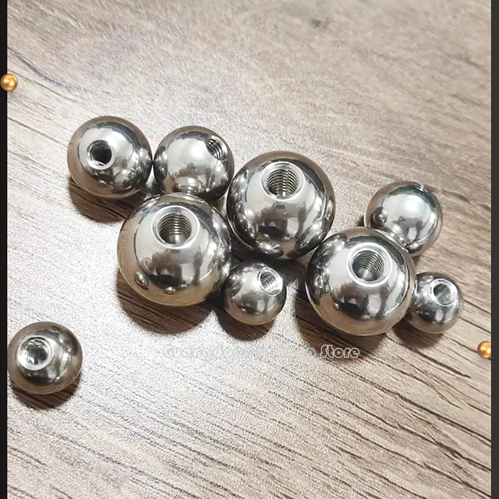 

Metric Thread Solid Half Thread Blind Hole Balls OD 5-60mm 304 Stainless Steel Drilling Ball M2 M2.5 M3 M4 M5 M6 M8 M10 M12 M14