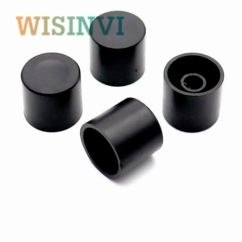5PCS 19*17MM 19X17MM Plastic Knob Potentiometer Rotary Encoder Volume Switch Knob Suitable D Axis and Flower Shaft 6MM
