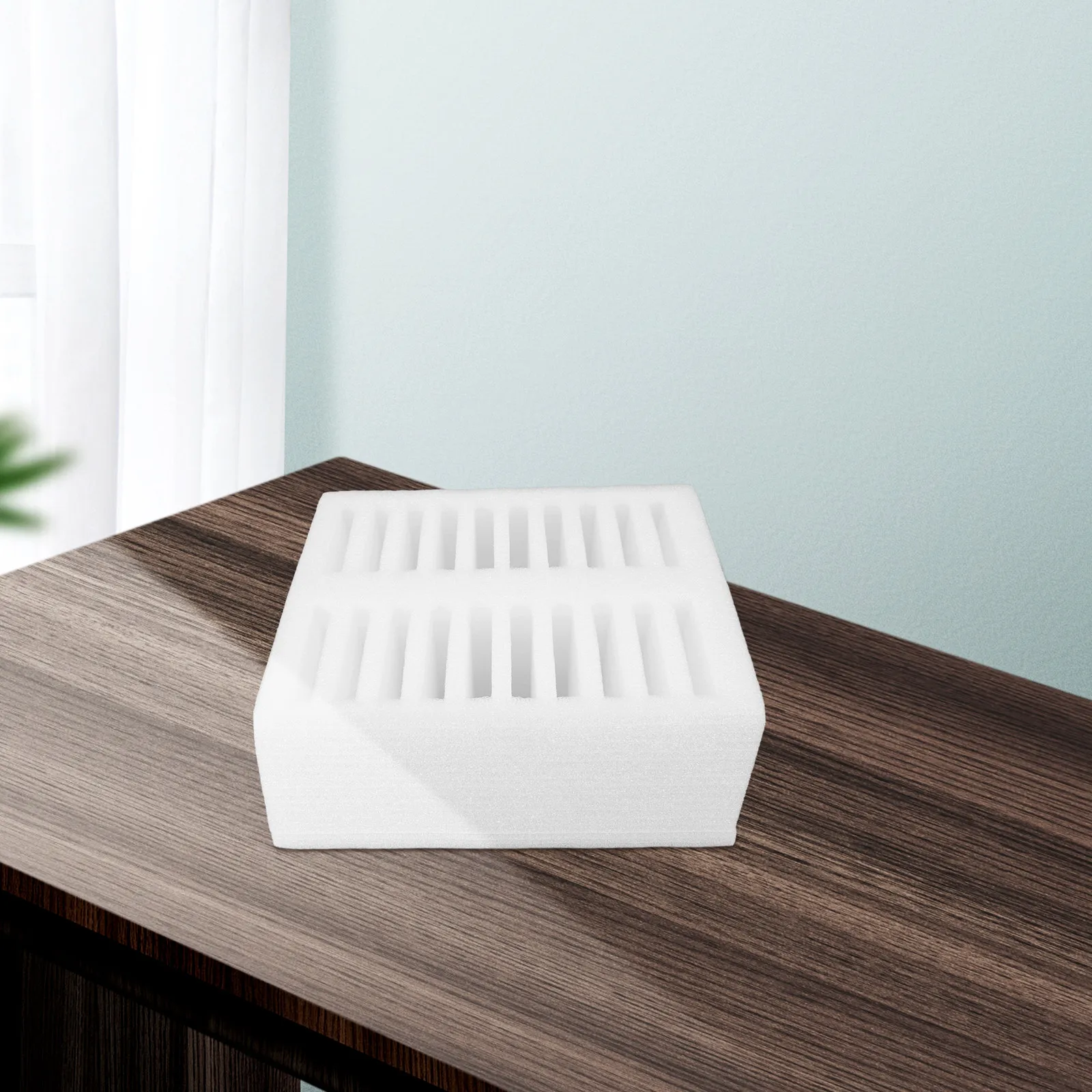 

Mobile Phone Storage Organizer 20-Slots Cell Phone Holder Desktop Box for Classroom Office Meetings Exams Desktop Storage Box