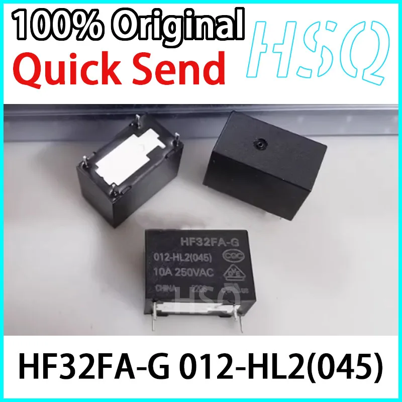 

2PCS New Original HF32FA-G 012-HL2(045) 4-pin 10A Set of Normally Open Relays