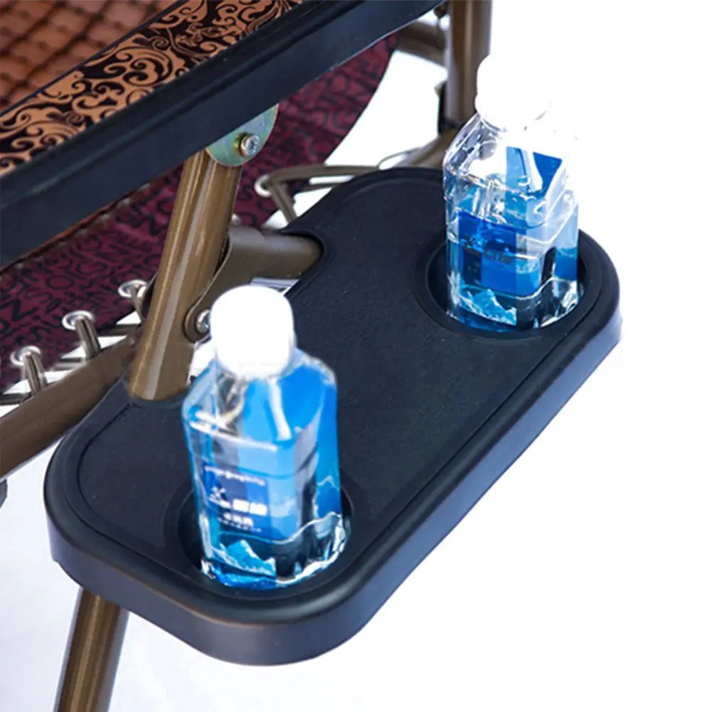 휴대용 의자 트레이 병 컵 사이드 홀더, 낚시 의자 음료 스탠드, 야외 낚시 해변 라운지 의자 액세서리