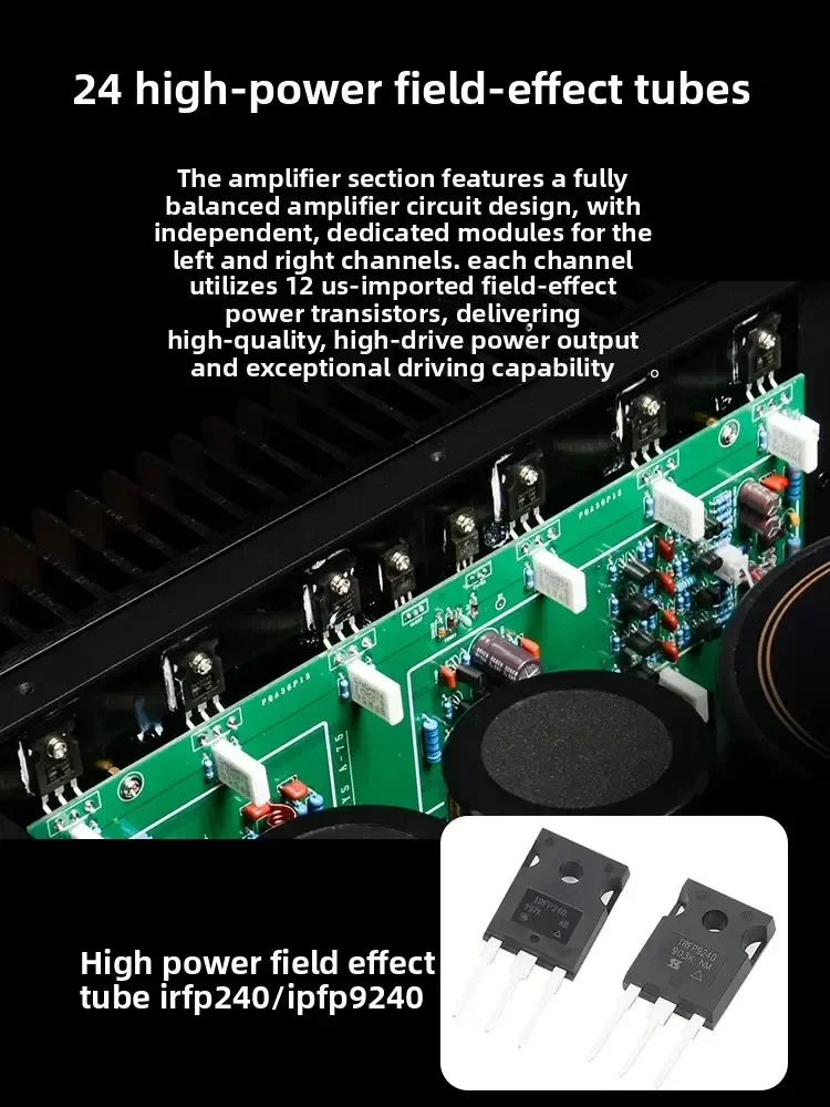 Hot Sale High-Power 120W A75 Level Golden Throat Fully Balanced Thermal Stage Amplifier Pure Power Audio Stage Comparable Metal