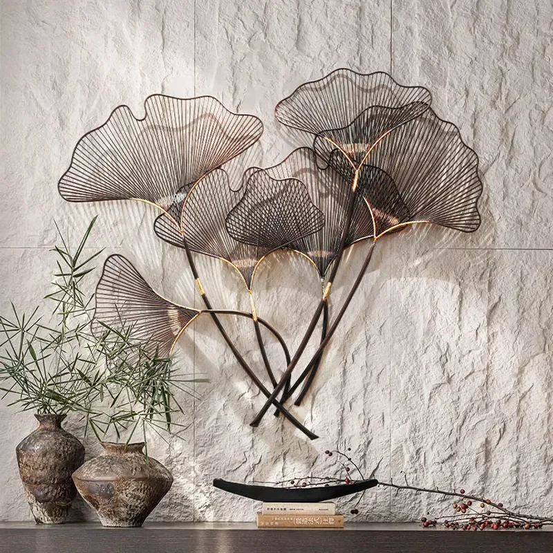 Wall decoration pendant creative room layout living room sofa background wall wrought iron wall decoration