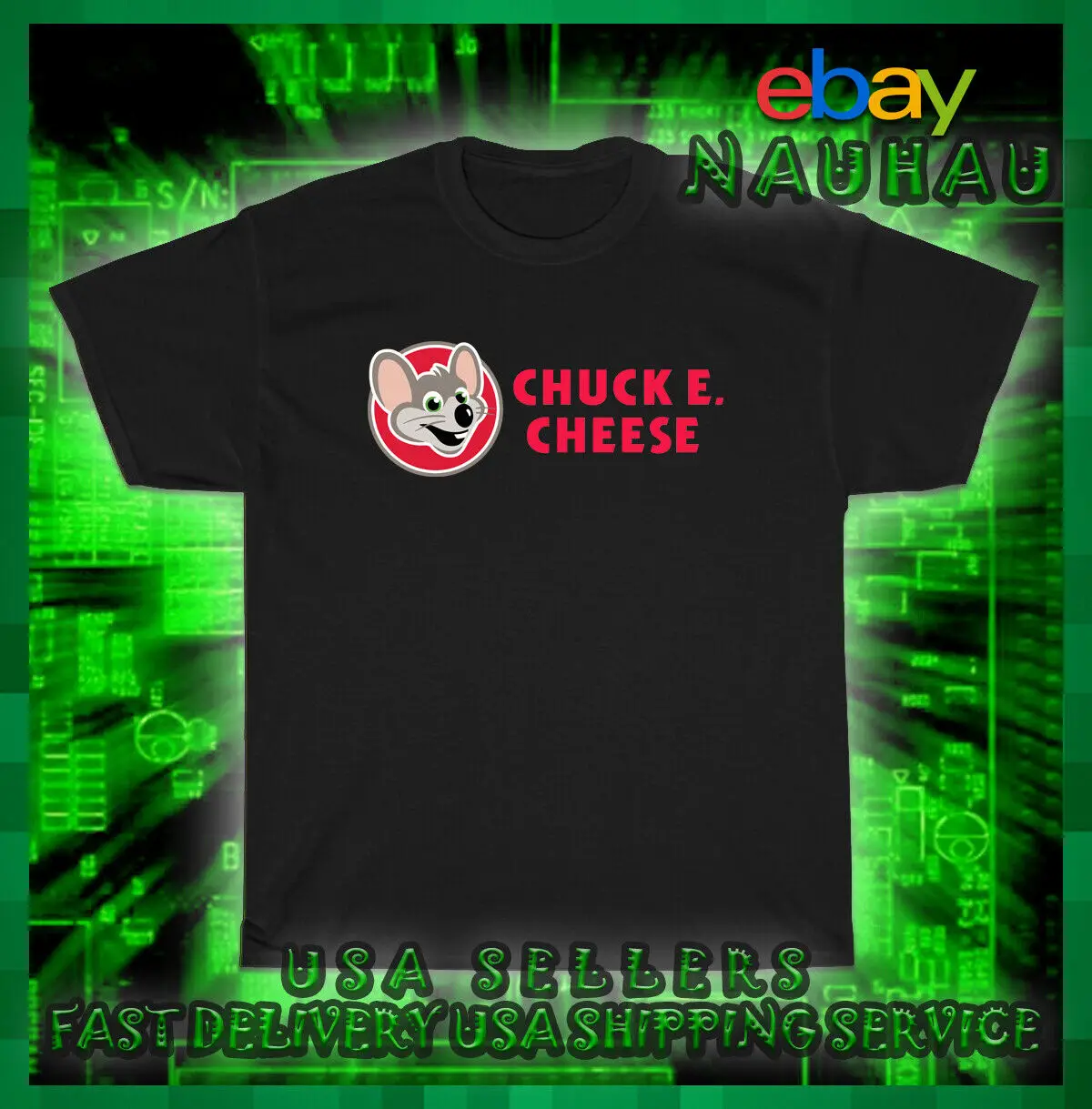 New American Shirt From Chuck E Cheese's American Logo Men's T-Shirt