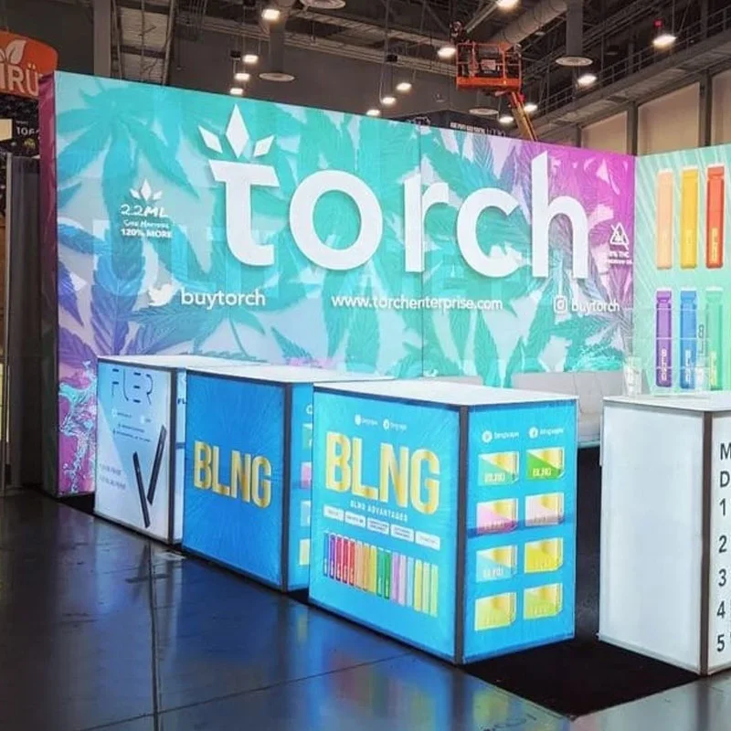 20X30 Foot Portable Trade Show Booth Modular Exhibition Booth Design Fair Stand Tradeshow Booth Display with Counter