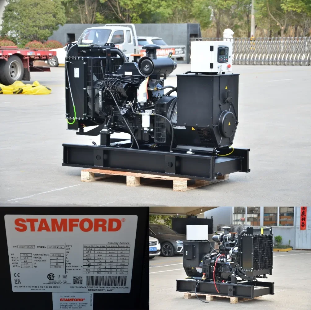 Cummins Diesel Generator 64kw 80kva Power Plant Station Generator Set 80kva 120/240V 60Hz Generators