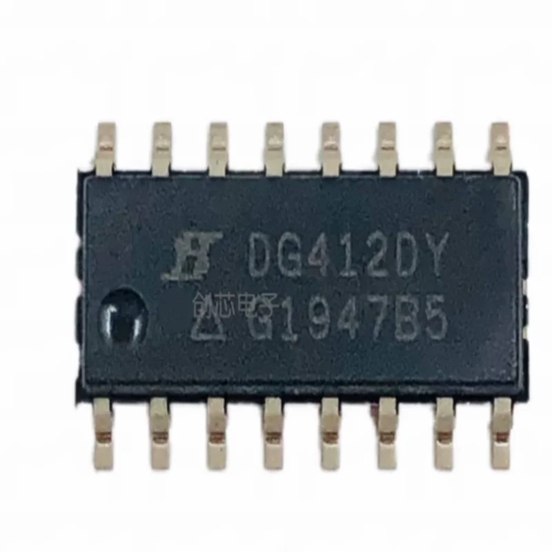 5pcs-20pcs DG412DY-T1-E3 SOP16 DG412DY  4-channel analog multiplexer chip