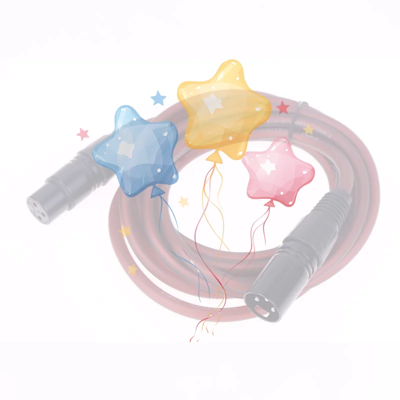 1 Piece 0.5/1/1.5/3/5m/10m DMX Cable 3-Pin Signal Connection DJ Stage Lights Parts For LED Par Wash Moving Head Spot Lighting