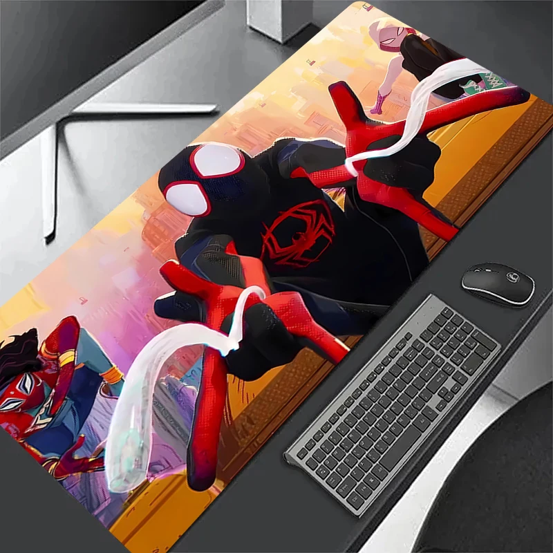 Large Gaming Mouse Pad S-Spider-Mans Mat Non-Slip Rubber Game Mouse Computer Keyboard Mats Pad table mat M-Marvels Home Decor