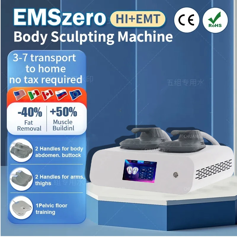 Professional EMSzero Sculpting EMS Body Slimming Build Muscle Machine ABS RF Fat Loss Muscle Stimulator Muscle Buttock Toning