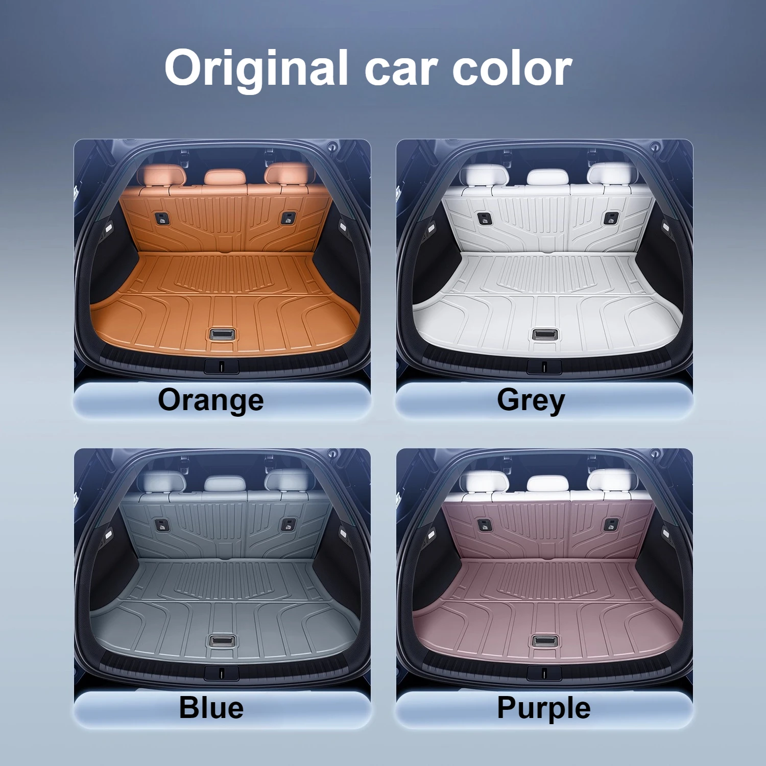Cargo Liner For Xiaomi YU7 2025 Full-Coverage Car Trunk Mat TPE Scratch-Resistant and Wear-Resistant Protective Mat Accessories detail image 2