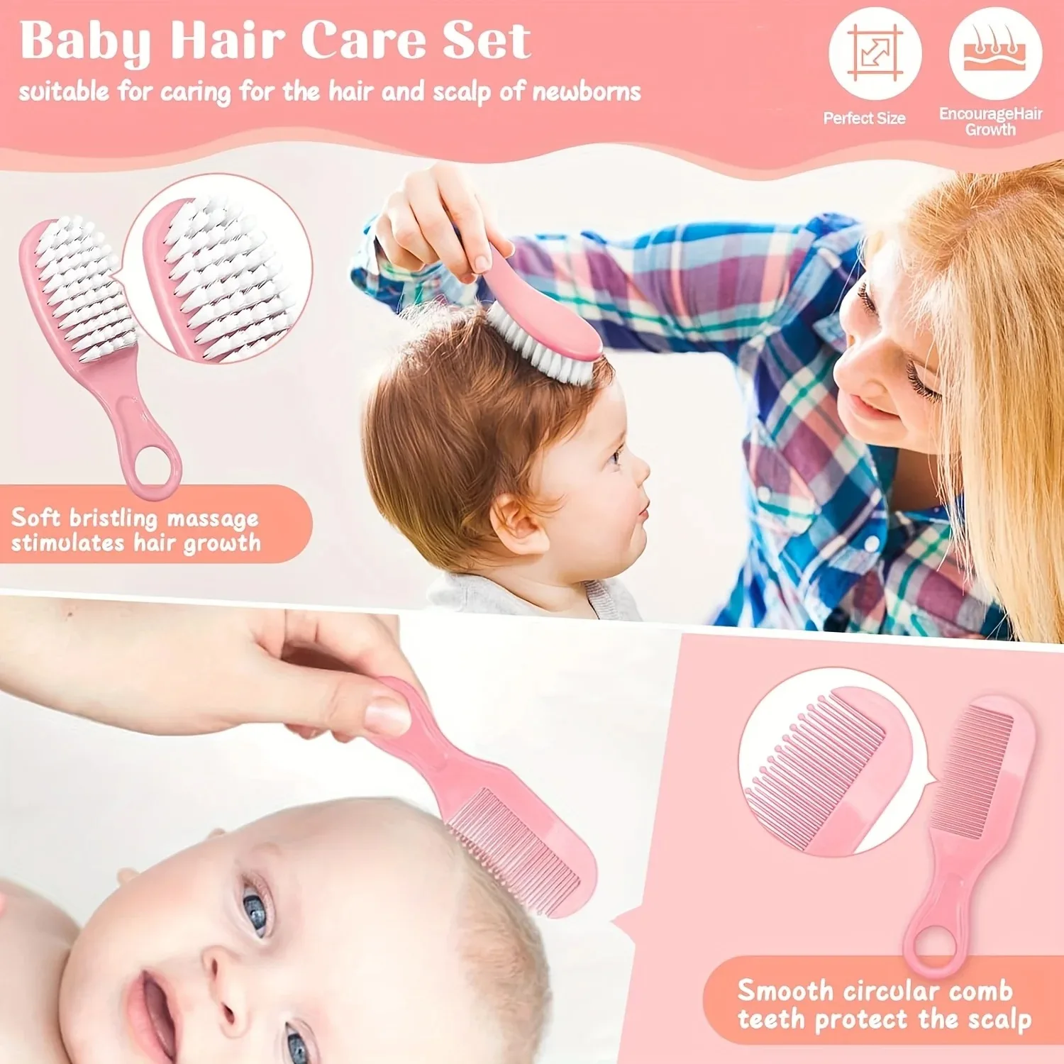 مجموعة أدوات تشذيب أظافر الأطفال 24 في 1 - مبرد أظافر كهربائي ومجموعة أدوات للعناية بالأظافر لحديثي الولادة والأطفال الصغار والرضع، هادئة وآمنة #6