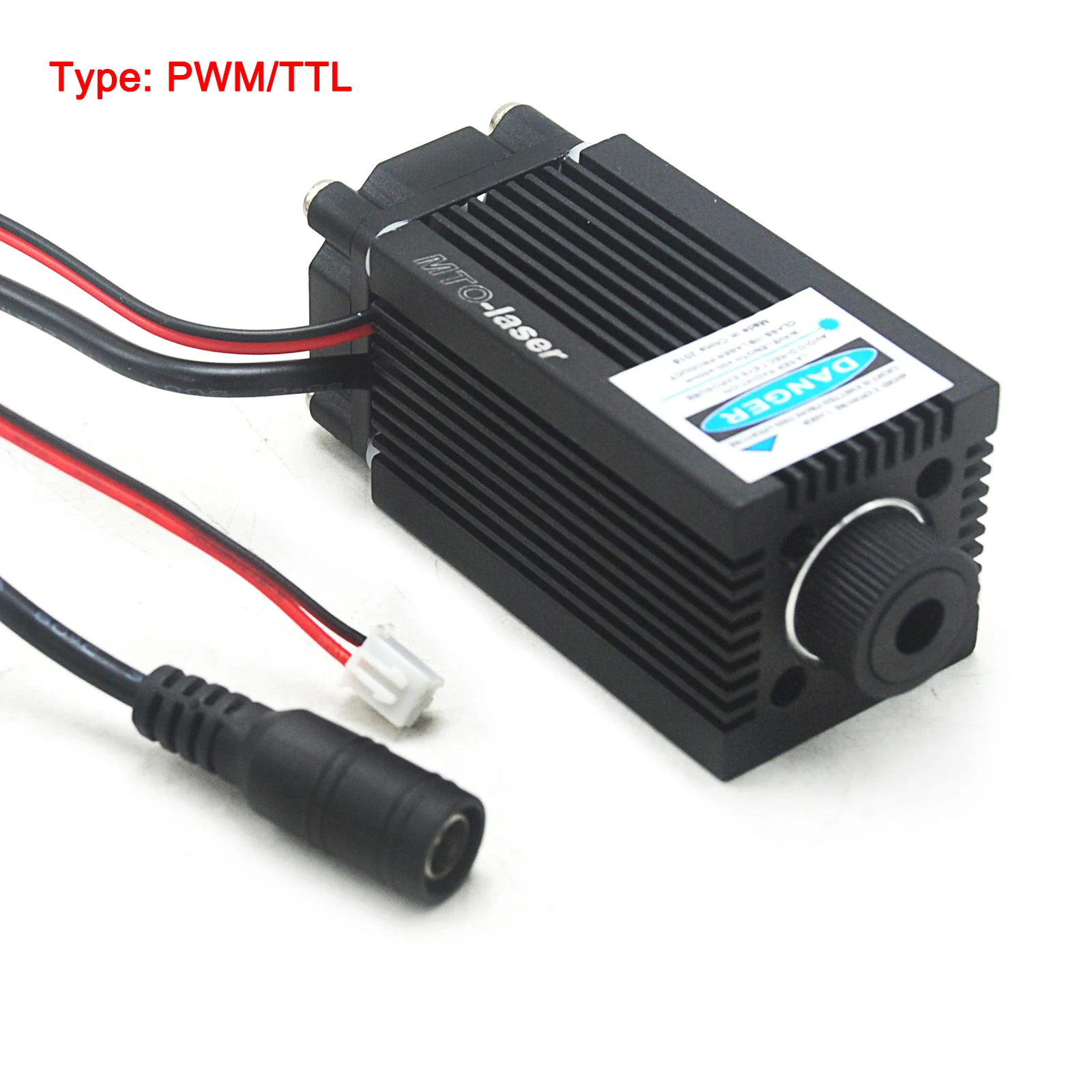 Industrial 1200mW 635nm 638nm Red Dot Laser Module 1.2W Multimode Diode 12V DC PWM/TTL