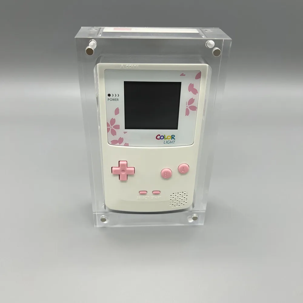 

High transparency acrylic magnetic cover console storage box for Gameboy COLOR GBC