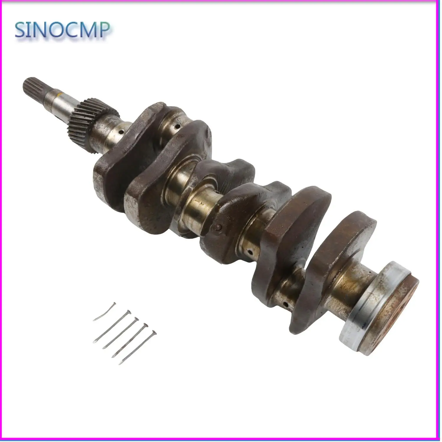 

Crankshaft Main Bearing Thrust Con Rod Bearing For Kubota D1402 D1402BA D1402-IDI Engine Loader Tractor Engines Crankshafts Part