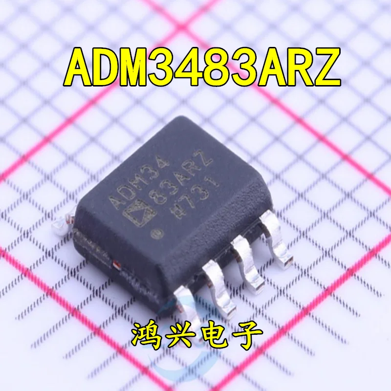 

20pcs original new 20pcs original new ADM3483ARZ SOP8 transceiver chip RS485 chip ADM3483AR