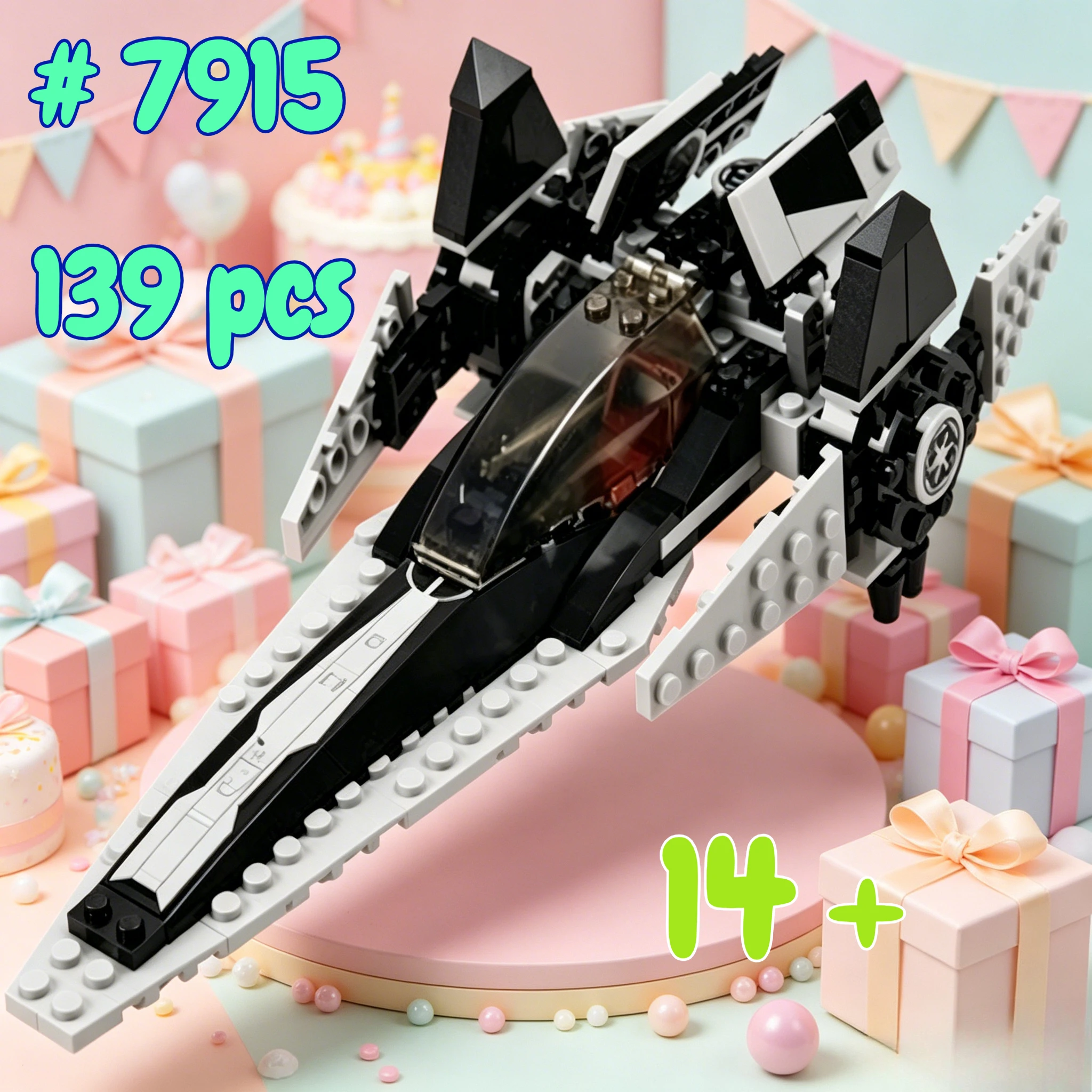 

V-wing Fighter 7915 Building Blocks Sets Suitable for Birthday Gifts Compatible with Legoed Particles，139pcs.