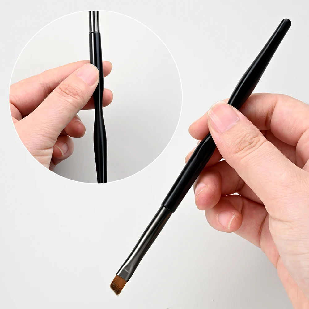 10 pz Pro Nail Art Brush Set Disegno Penna Francese/Linea a strisce/Ombre/Fiore Vernice Estensione delle unghie Gel Pennello per unghie Kit di strumenti per manicure