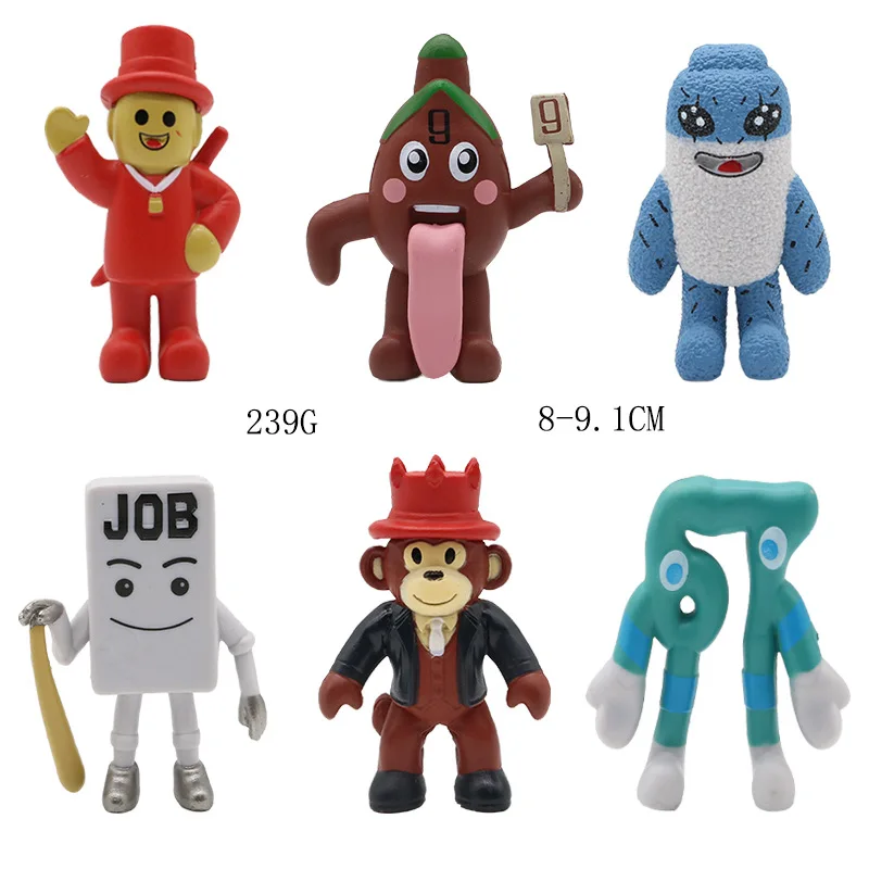 

New Anime Character 3.5-inch Steal Brain Corruption Handmade Model Game Doll Model Cake Ornament Christmas Toy