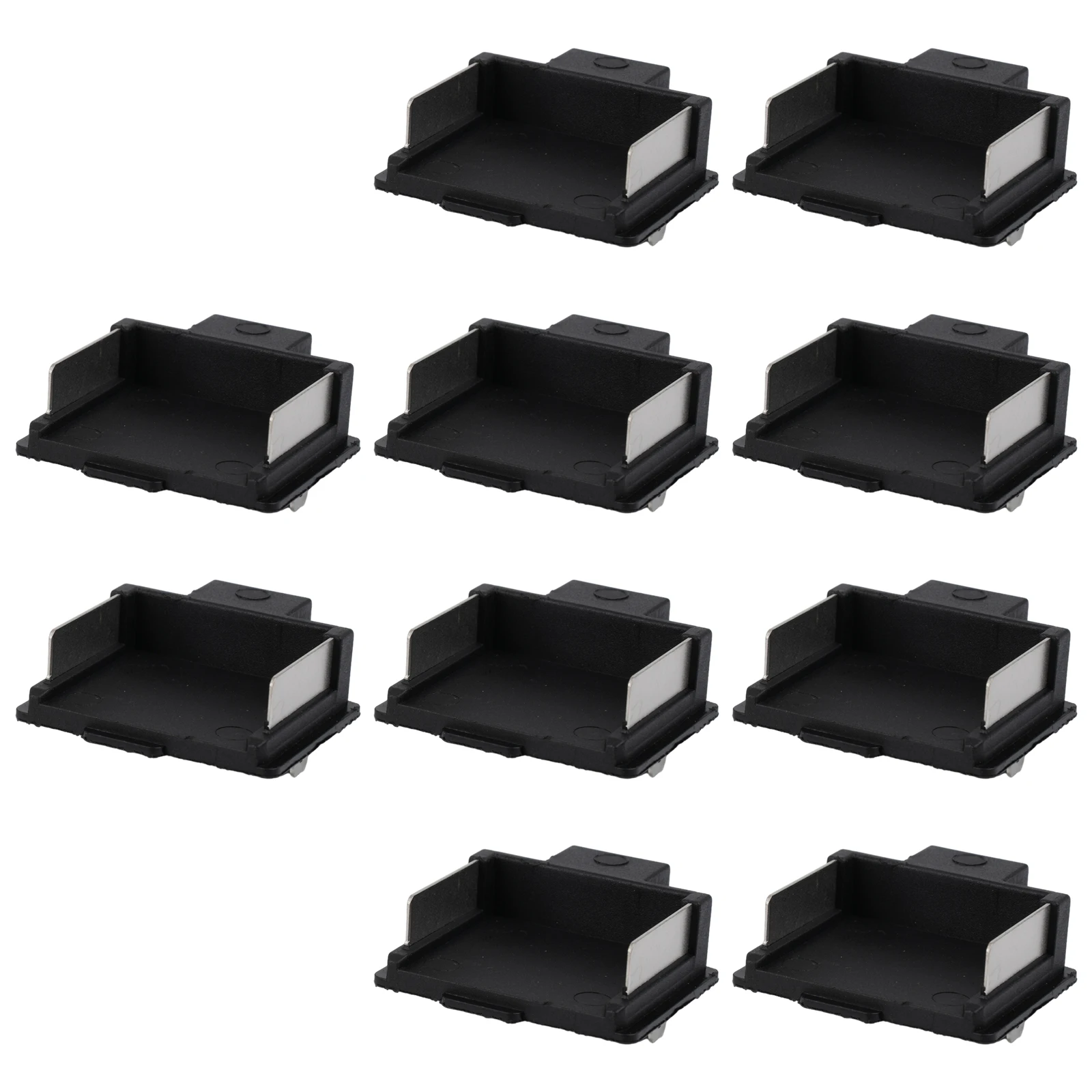 10 Pcs Battery Connector Terminal Block Black For Lithium Battery Adapter Converter Electrical Power Tools Replacement