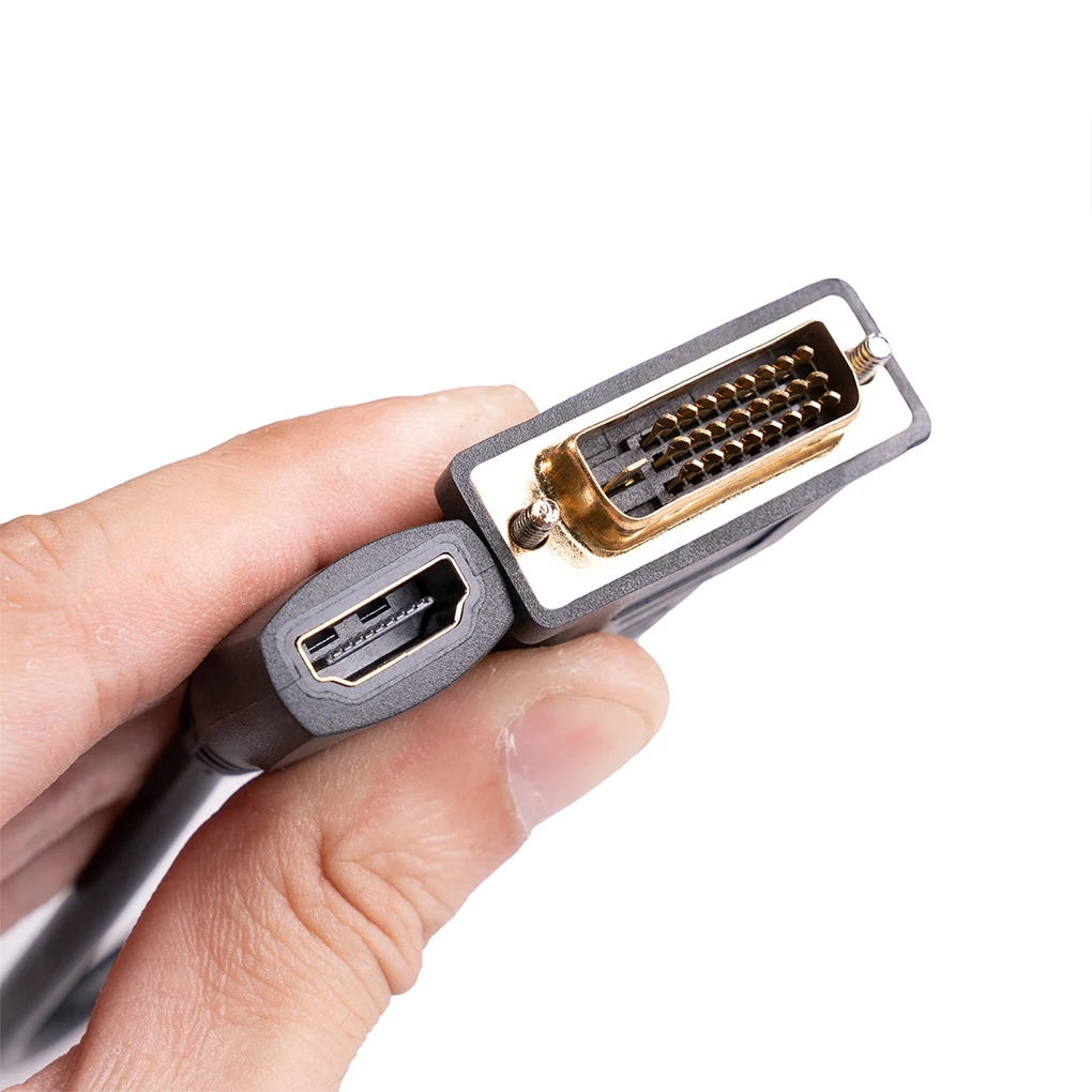 Game Console DVI Adapter Cable Low Latency for HDMI-compatible Converter Conversion Connector Desktop PC Accessories