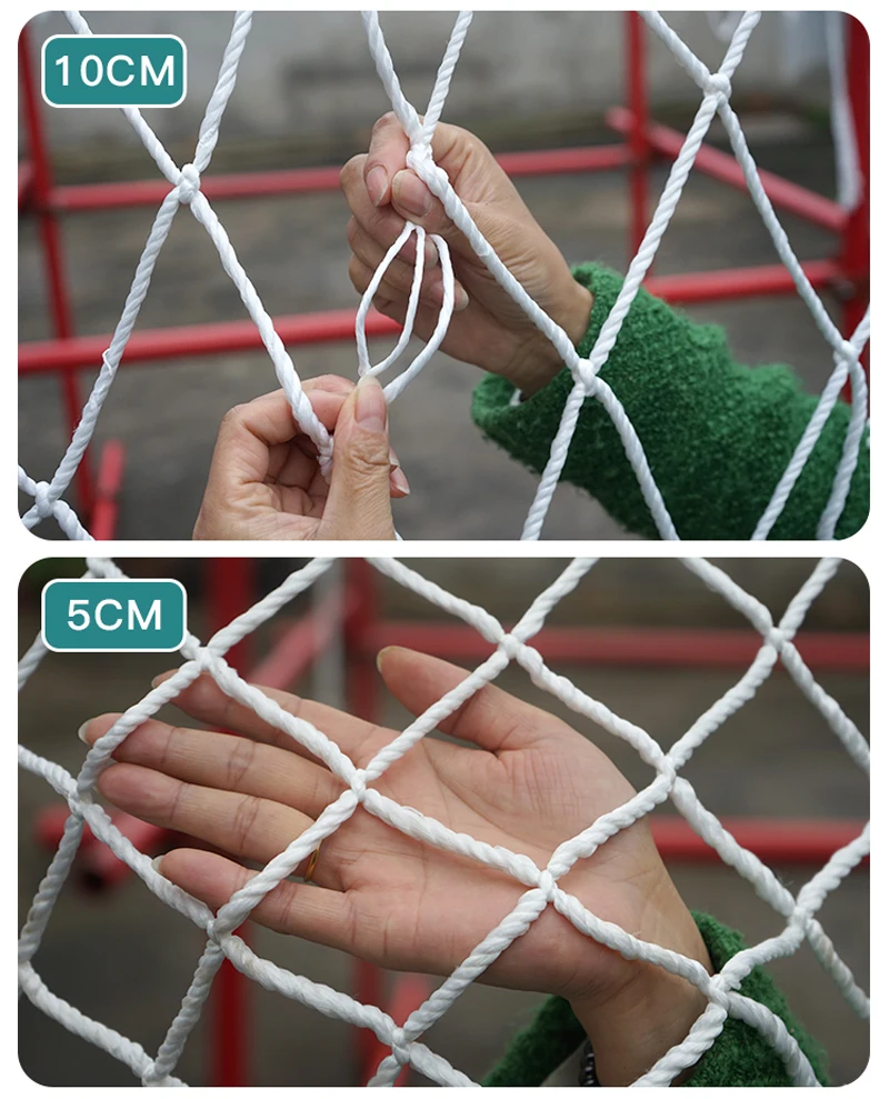 Heavy Duty Nylon Geländer Treppen Netting Kinder Sicherheitsnetz Gebäude Anti-Falling Sicherheitsnetz Balkon Sicherheitsschutz für Kinder Haustier – Detail 4