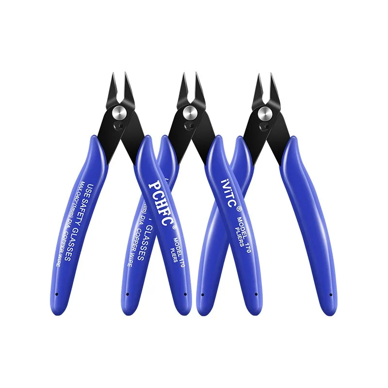 

2pcs Mini Nose Cutting Plier Electrical Wire Cable Cutter Metal Side Snips Flush Pliers Convenient Durable Tool