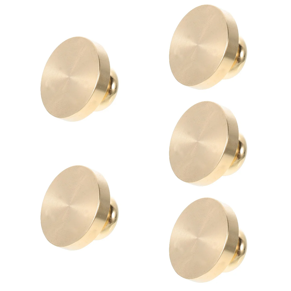 5 Count Seal Stamp Kit for Envelopes Card Wax Sealing Heads Blank Brass Replacements Craft