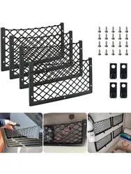 36 * 18CM Frame Car Storage Net Bag Car Mesh Net Bag Holder Framed Car Mesh Organizer