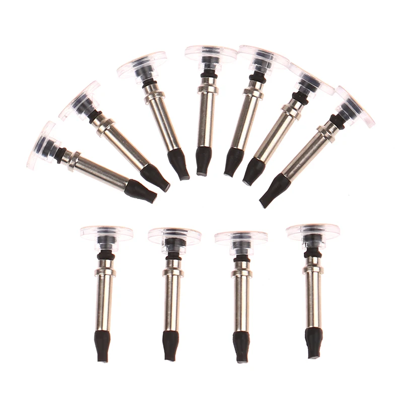 

【C】10PCS Universal Replacement Disc Tip Stylus Pen Tips Round Transparent Disc Tip For Touch Screen Tablet Phone