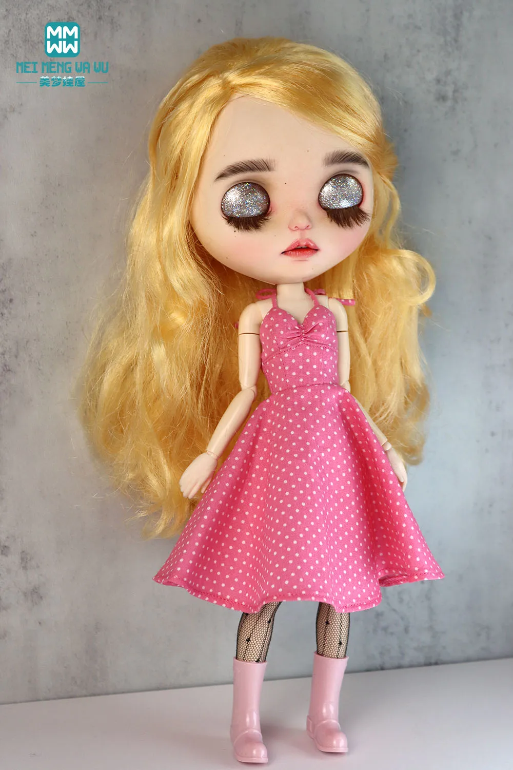 NEW 28-30cm Blyth Azone OB22 OB24 Doll Clothes Fashion Suspender Skirt Halter Dress