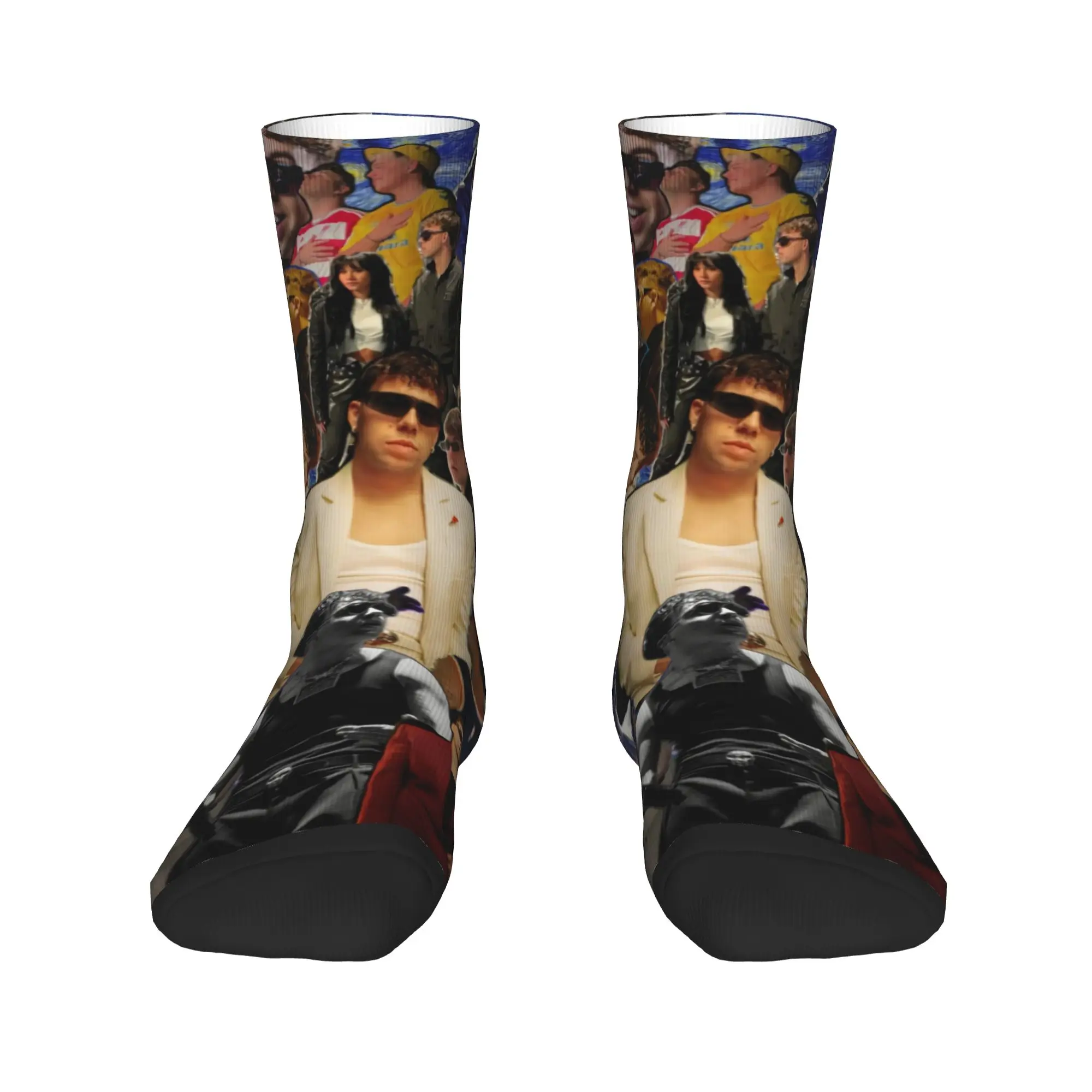 I Love Bn Quevedo 2025  Socks  Non Slip Stockings Adults Men Breathable Skateboard Socks Autumn Casual Graphic Socks