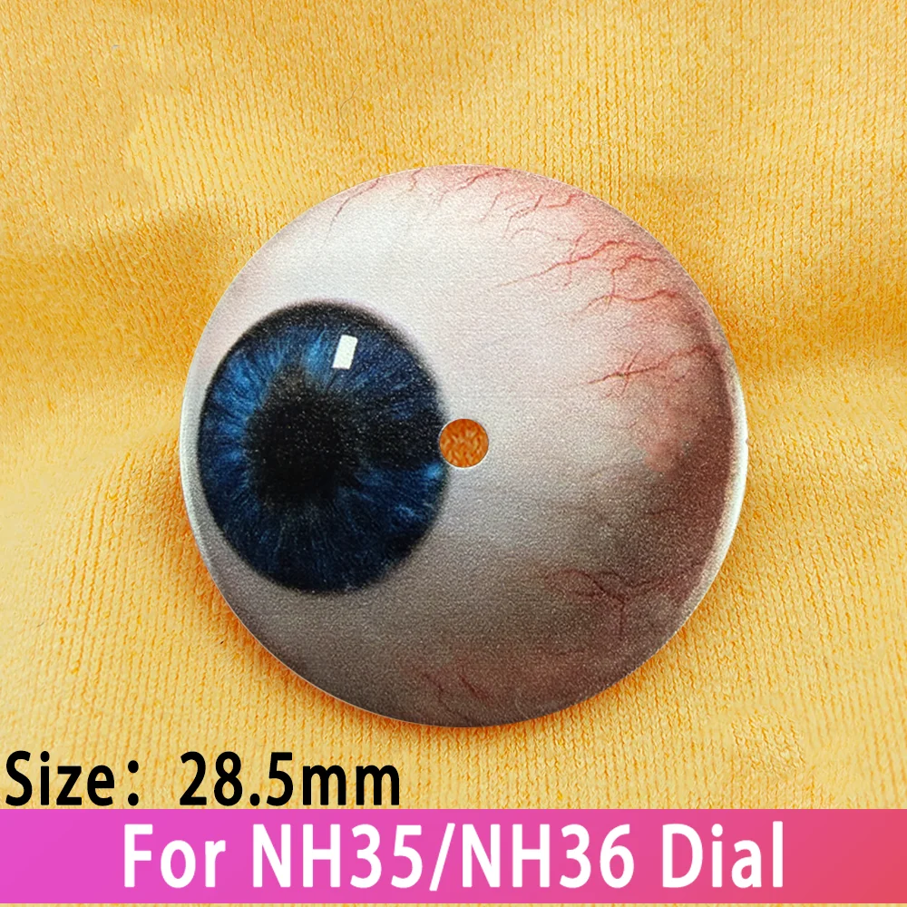 NH35 Eyeball Dial 28.5mm Watch Dial, Personalized Dial, Artistic Dial Fits NH35/NH36 Movement Watch Face Watch Accessori