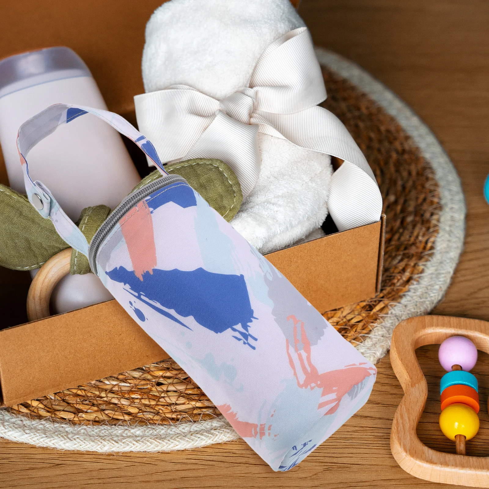 

Baby Stroller Thermal Bag Insulated Bottle Holder for Breast Milk Storage Travel Accessories Portable Warmer Bag Small Cooler