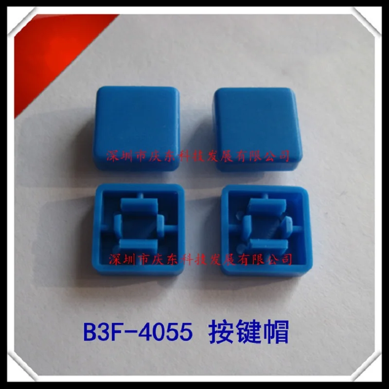 1000 pieces light touch switch keypad B3F-4055 square round keypad hat blue white red