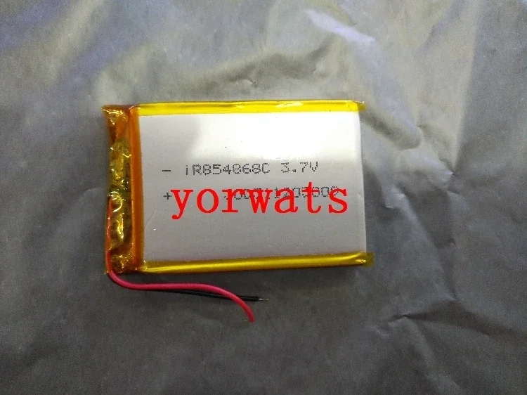 New Hot A Rechargeable Li-ion Cell  3.7V polymer battery 854868 804868 direct battery rechargeable battery recorder