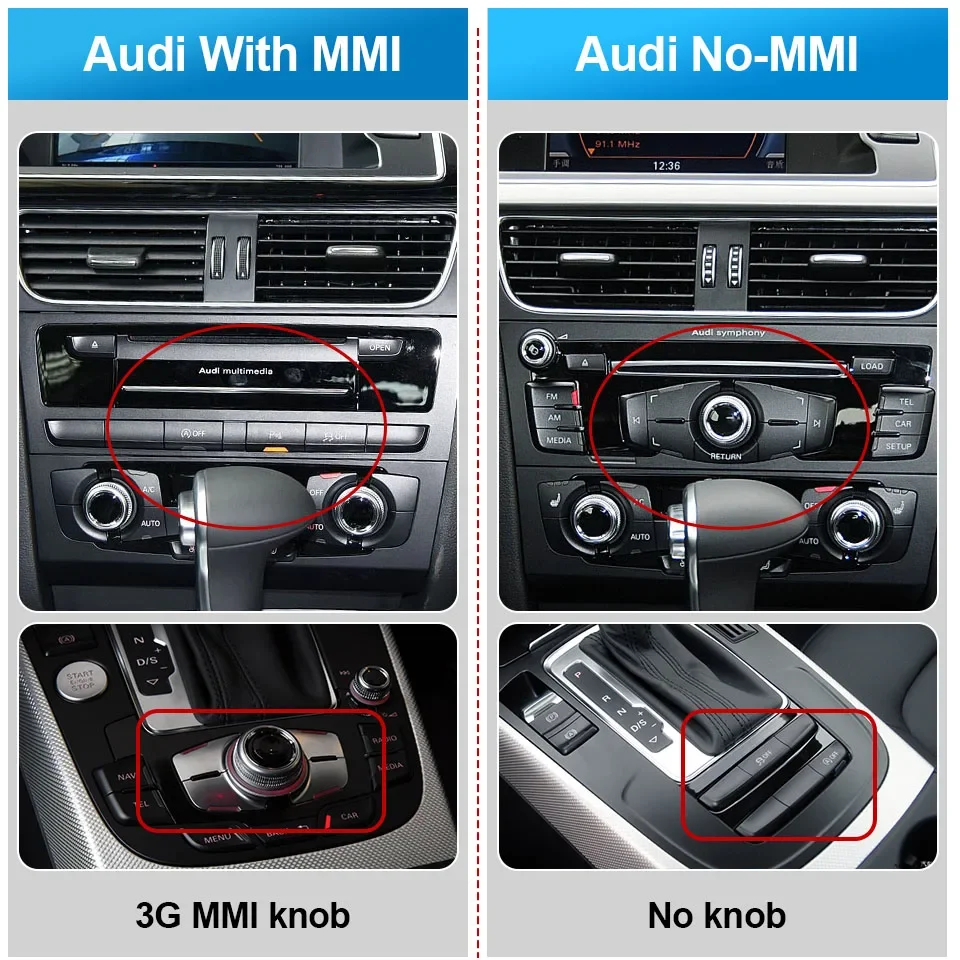 Wireless Carplay Adapter For Audi Q5 A4 A5 S4 S5 RS Q5 NO MMI 3G Basic MIB 2010 - 2012 2013 2014 2015 2016+ Module Android Auto