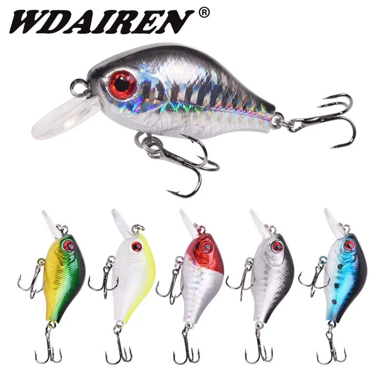 

1 Pc Crankbait Fishing Lure 5.5cm 8g Artificial Hard Bait Minnow Wobbler Isca for Bass Pike Crank Leurre Pesca Fishing Tackle