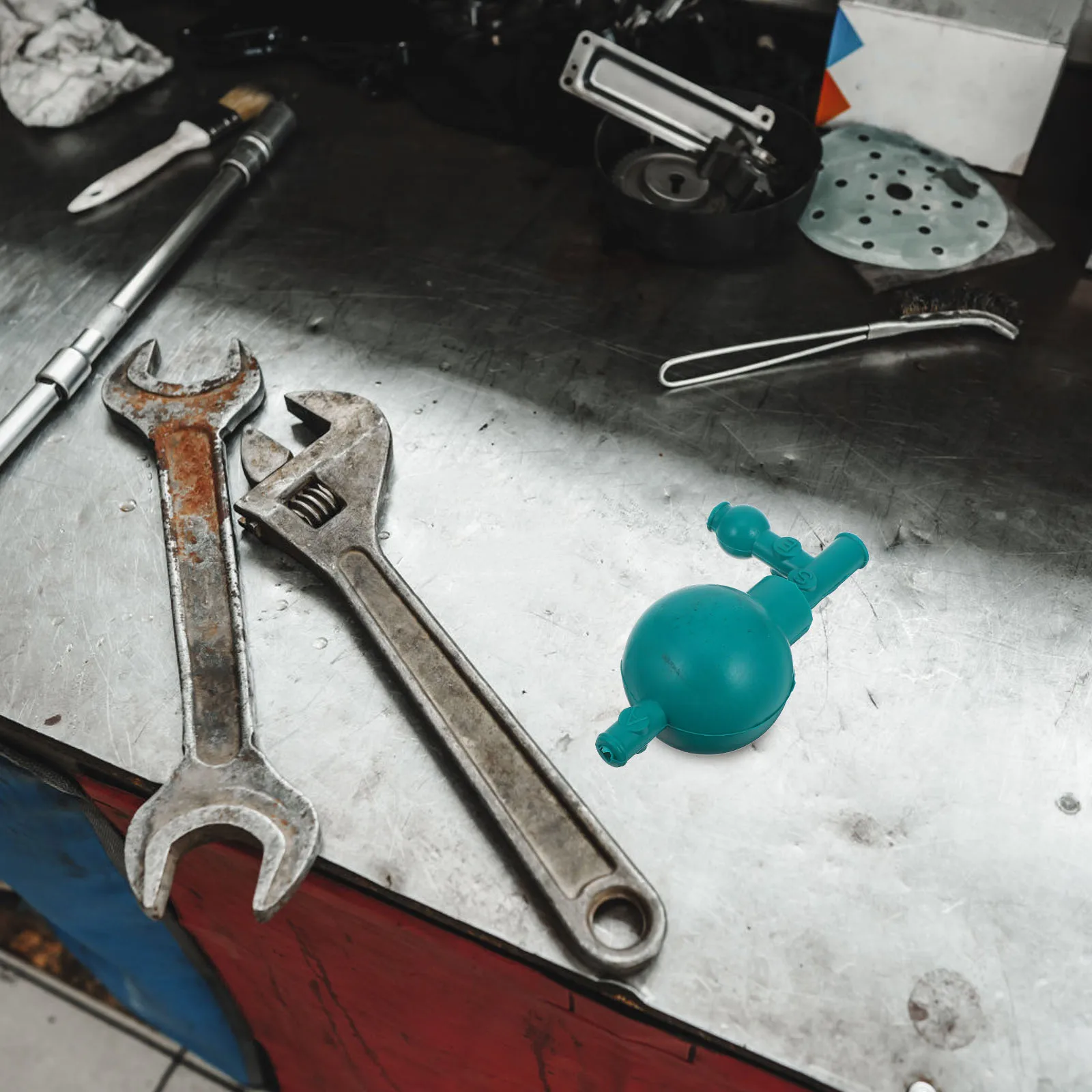 

3 Valves Rubber Pipette Suction Filler Bulb Green Three Ear Squeeze Bulb Laboratory Liquid Transfer Precision Valves