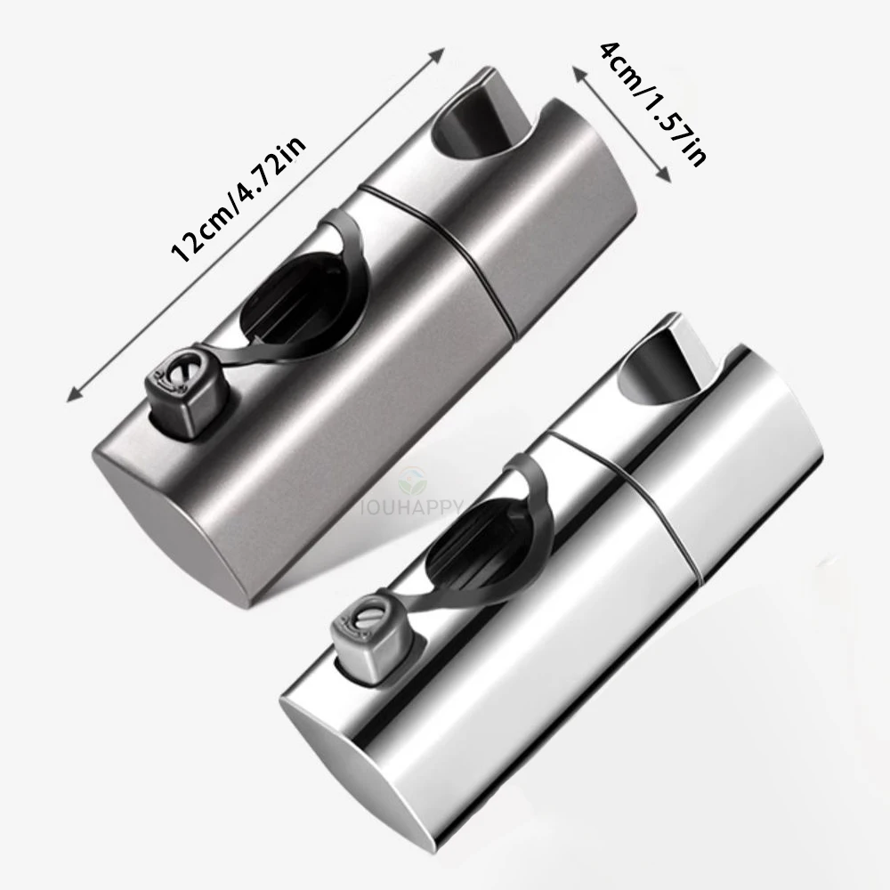 Supporto universale per soffione doccia da 20 ~ 25 mm Barra di scorrimento per doccia in plastica ABS Staffa di supporto per morsetto regolabile Accessori per il bagno