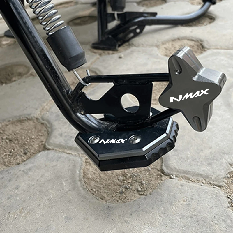 For YAMAHA NMAX155 NMAX125 NMAX 125 155 2018-2025 Accessories Motorcycle Side Stand Enlarge & Support Kickstand Column Auxiliary